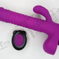 Rotating suction cup remote controlled dildo