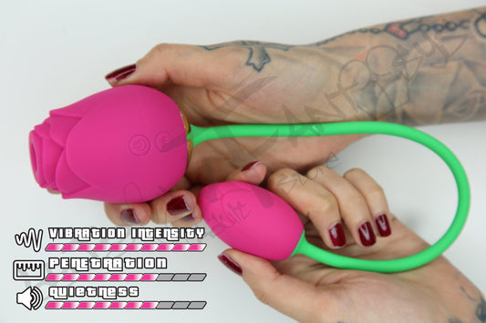 Rose Toy With Vibrating Egg G Spot Stimulator