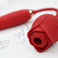 Love flower rose suction vibrator